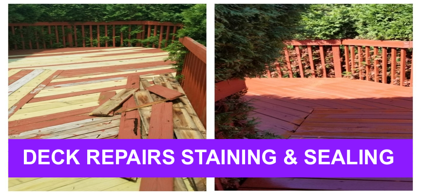 deck repairs and deck painting in bucks county, in montgomery county, in greater philadelphia